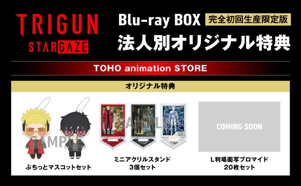 TOHOさんの特典の場面写ブロマイド、20枚と30枚… どちらが正しい表記