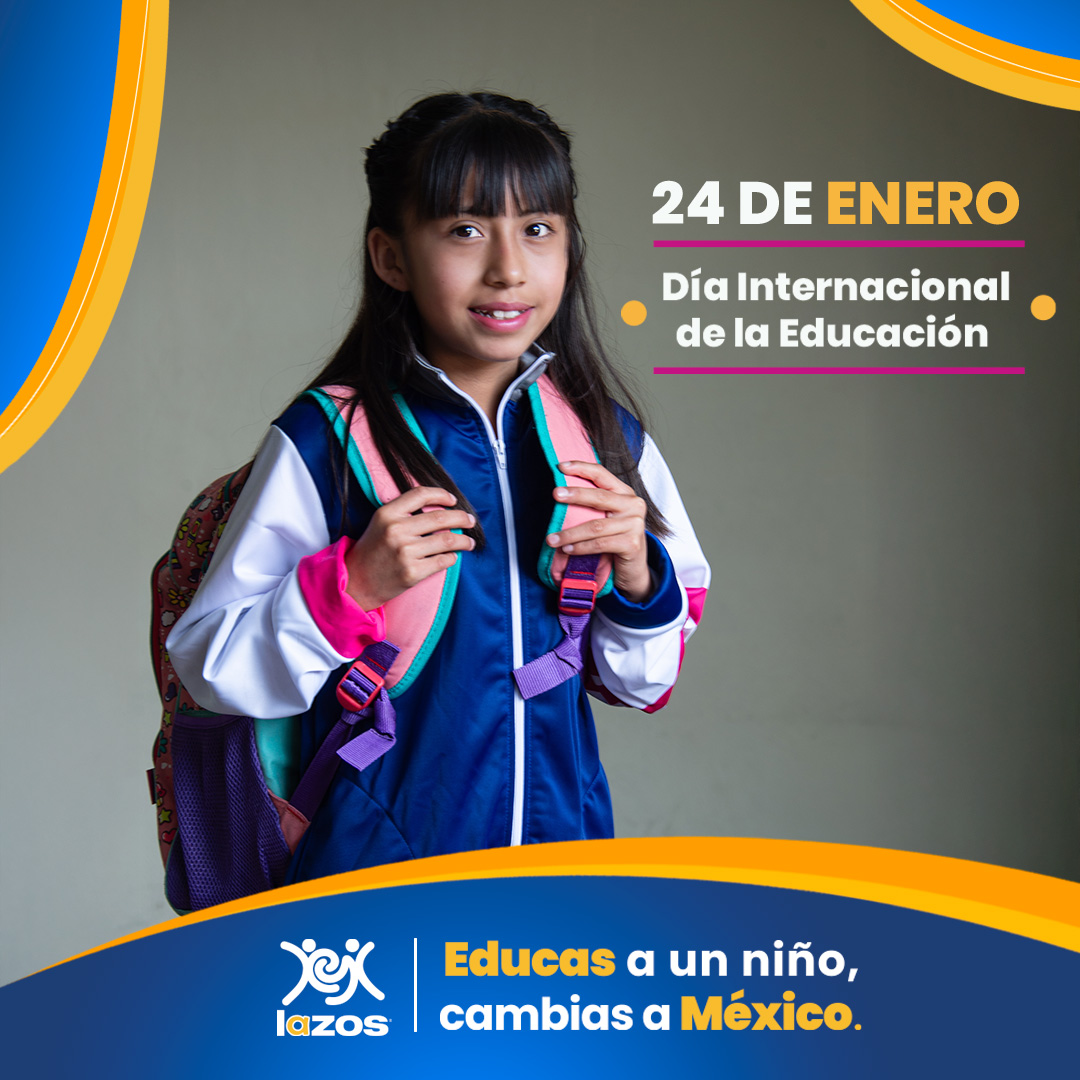 Hoy celebramos el Día Internacional de la Educación, porque aprender abre caminos, despierta sueños y construye futuros con más oportunidades. 📚✨
#EducasAunNiñoCambiasAMéxico