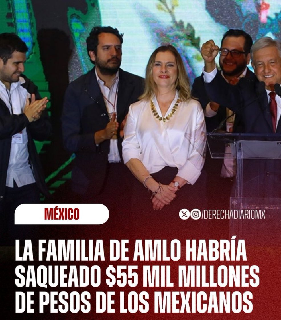 Yo pienso que la cifra es muchísimo mayor. 

Por eso mi deseo diario es verlos en la cárcel y congelando sus cuentas para que regrese el dinero a los mexicanos