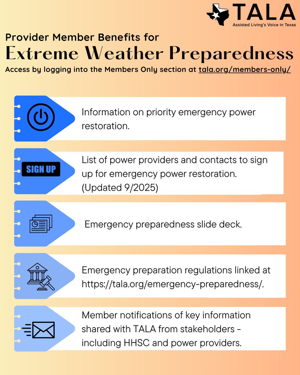 TALA Texas Assisted Living Association tweet media