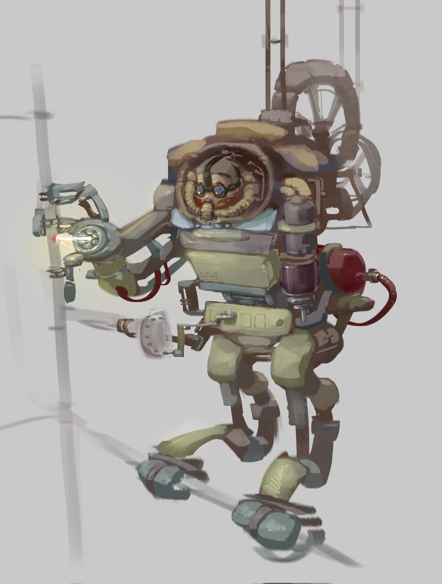 Voxel_Moxel's tweet image. Today's dodle.
#warhammer40k #servitor #warhammer40000 #conceptart