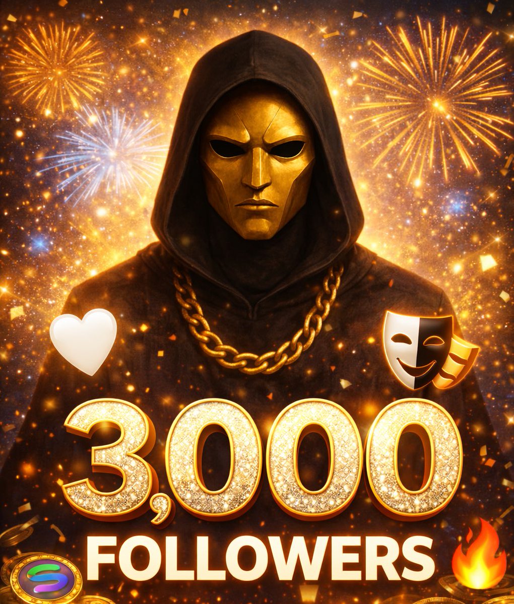 MaskedCyras's tweet image. 3,000 strong already!
Firstly $300 $Sol will be sent to one lucky winner as promised {Drop your sol addy below}…like and retweet 
Appreciate every single one of you rocking with me.
We just getting started  now…giveaways, plays &amp;amp; big wins coming.
Lets run it up to 5k next 🚀🎭