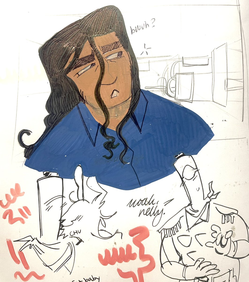 lightblusleeper's tweet image. i barely draw the other two atp doodling jong is my way to relax . hi jongler again ft my human design