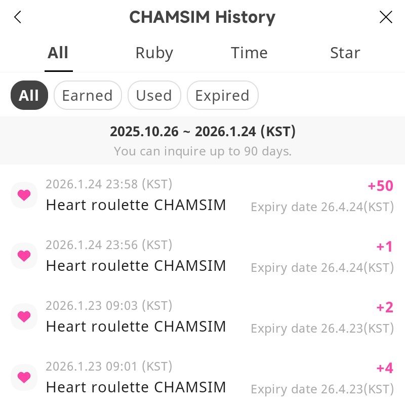 Harus didokumentasiin pertama kali dapet 50 karena daily dapet 1 2 4 doang