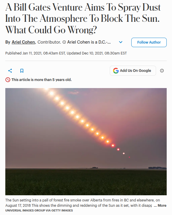 TonyClimate's tweet image. With historic cold across much of the northern hemisphere, @BillGates wants to pollute the upper atmosphere to blot out the sun. 
His goal is to make the weather even colder.

forbes.com/sites/arielcoh…

climatereanalyzer.org/wx/todays-weat…