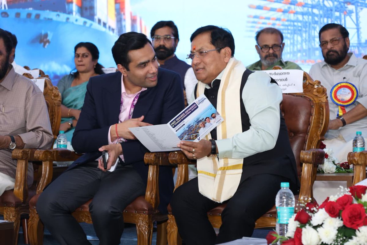 Vizhinjam is no longer just a port — it is India’s next global maritime gateway.

Phase 2 will scale capacity to 5.7 million TEUs, backed by a ₹30,000 crore investment and strong Centre-State partnership.

Proud to be part of a project that places Kerala at the heart of India’s