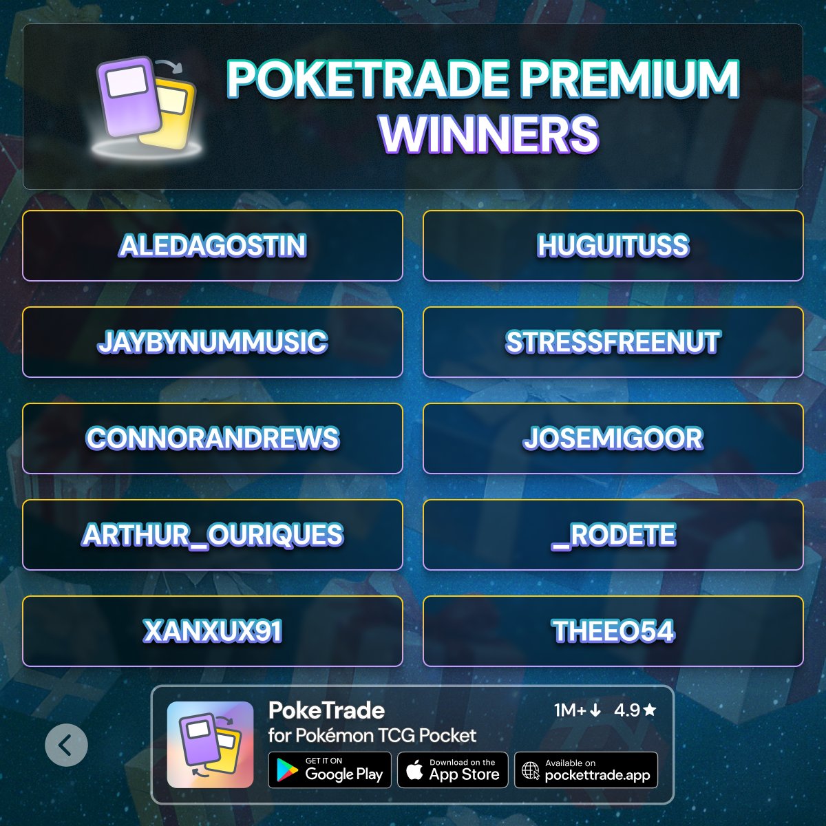 PokeTrade - for Pokémon TCG Pocket tweet media
