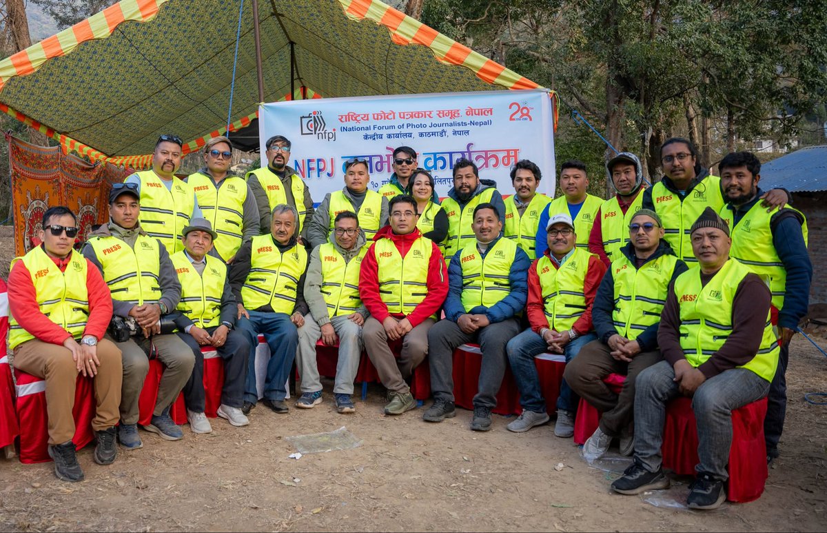Pradeep_onta's tweet photo. Heartfelt thanks to everyone who joined the picnic program organized by the National Forum of Photojournalists (NFPJ) Nepal in Godavari.
Long live photojournalism, long live NFPJ Nepal!
#NFPJNepal #Picnic2082 #Photojournalist #PhotographyNepal #ThankYouAll #Godavari #NFPJFamily https://t.co/wUOFZftEXO