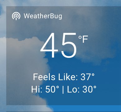 It’s starting to get cold ladies and gents!

Also, I hope you all have a great day today and are staying as warm as you can be. 🙏🏽