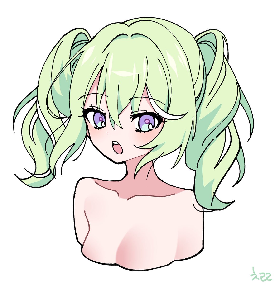 tsurara0828's tweet image. #riko_art
💚