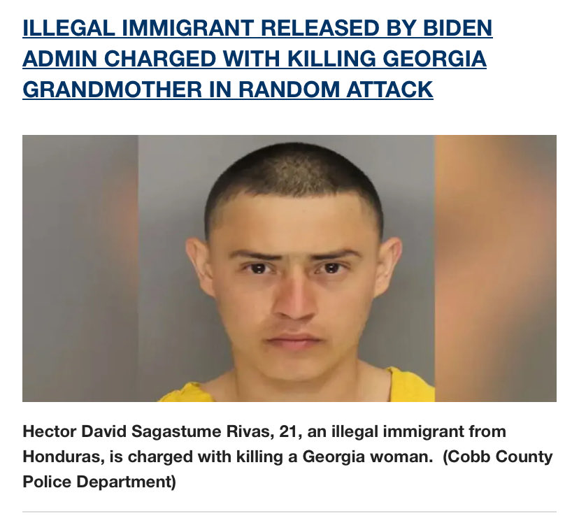 TerriWallace123's tweet image. Also Georgia.  Released back into society even with a deportation order- by Biden admin so he could kill a ga mother.