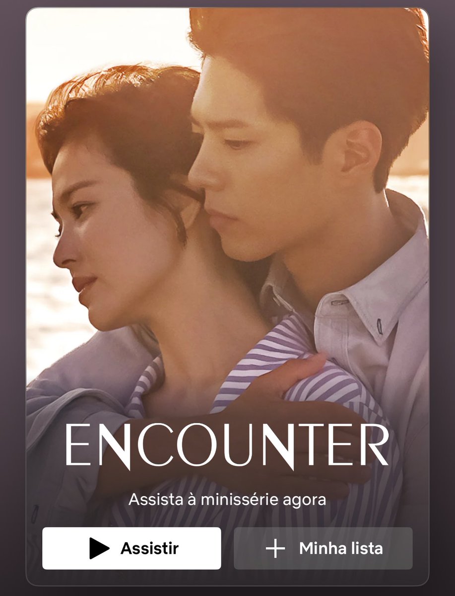 stayindrama's tweet image. Encounter entrou na Netflix😍
