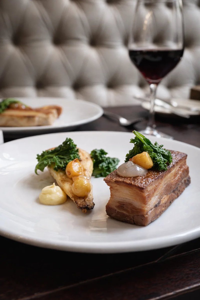 DobsonParnell's tweet photo. Slow-cooked to perfection 

Dobson &amp; Parnell’s crane row belly pork, tender, rich and full of flavour. Served with parsnip, kale and a touch of apple for balance. 

Comfort food, elevated. 

Book your table with us today! - https://t.co/AEFSZ3xTJC

#dobsonandparnell #finedining https://t.co/8TGrthZWEk