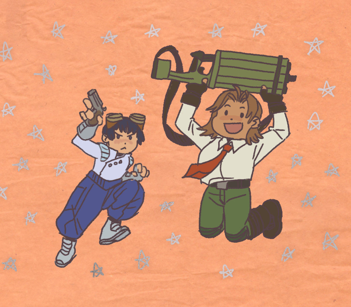 aalexfletcher's tweet image. Also, big pants, big gun??