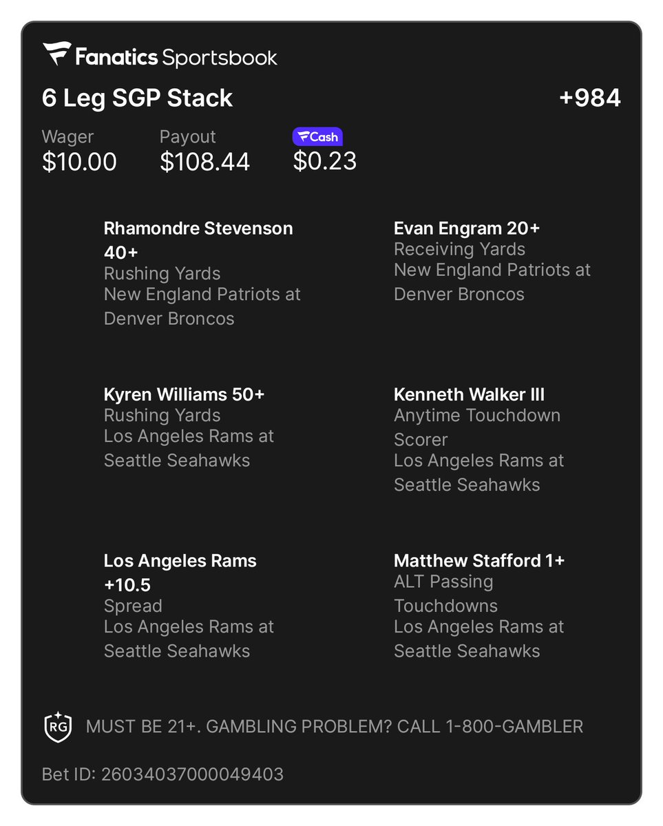 Championship round parlay 🙏 fanatics.onelink.me/5kut/98iul0am