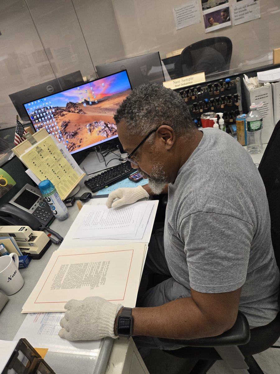 USGPO's tweet photo. Our proofreaders are busy this Saturday working on appropriations legislation for Congress!  Good job team! https://t.co/3xwvtb5rOG
