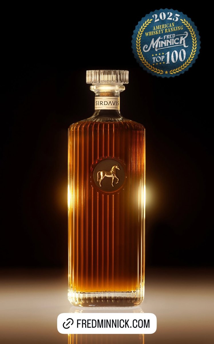 SirDavis is chosen as one of the 100 best whiskies of 2025 by Fred Minnick. 🥃