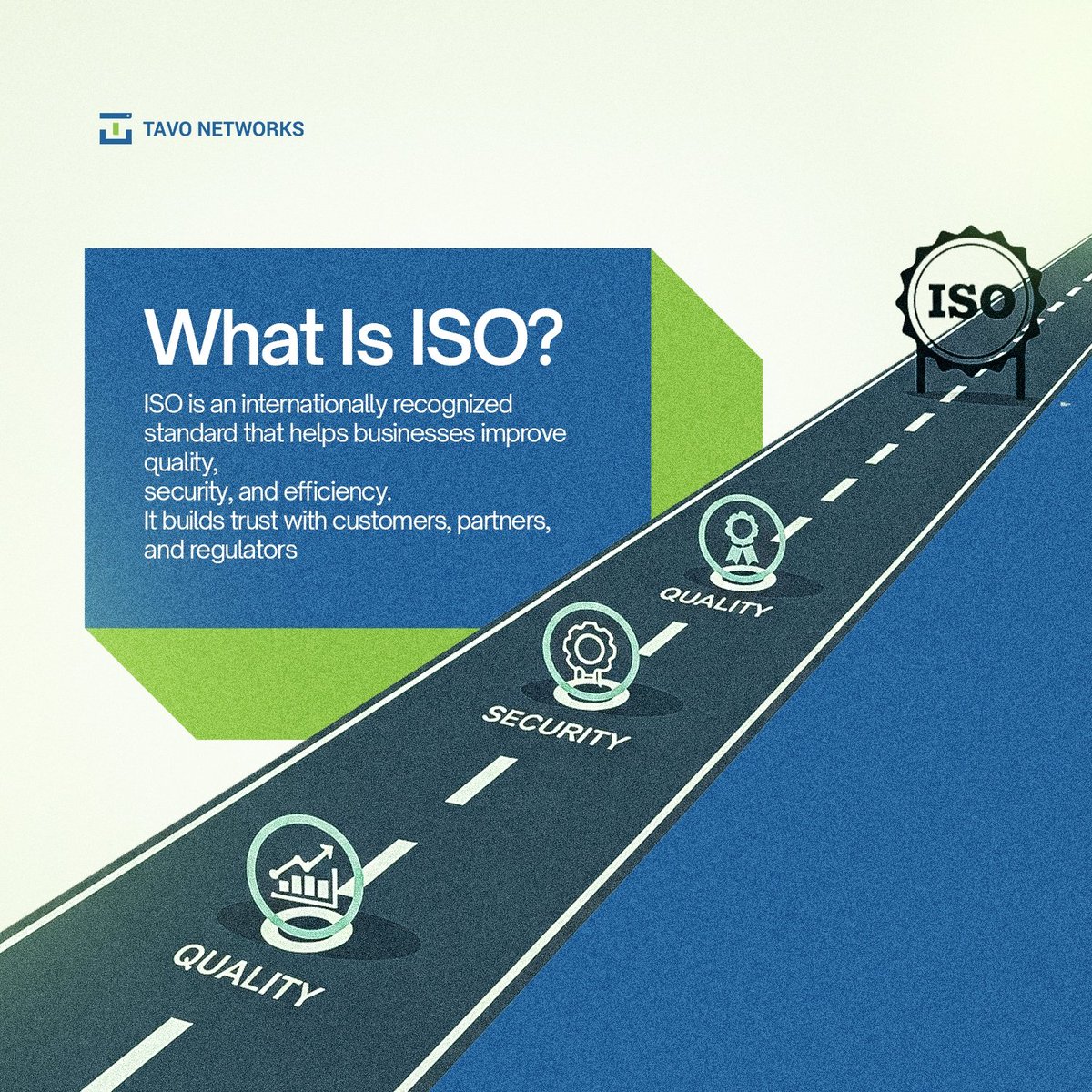 TavoNetworks's tweet photo. ISO is an internationally recognized standard that helps organizations improve quality, security, and operational efficiency.
It builds trust with customers, partners, and regulators.

#ISOStandards
#Quality
#Security
#Compliance
#BusinessTrust
#ISOcertification https://t.co/zWMlr8Kx9m