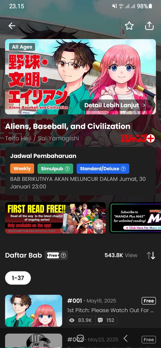 JinxproDindin's tweet photo. @WEBCOMICFESS Ini sih karna kocak bet ni couple dari ch awal kek hah absurd tapi bagus https://t.co/fzBAVNnjWz