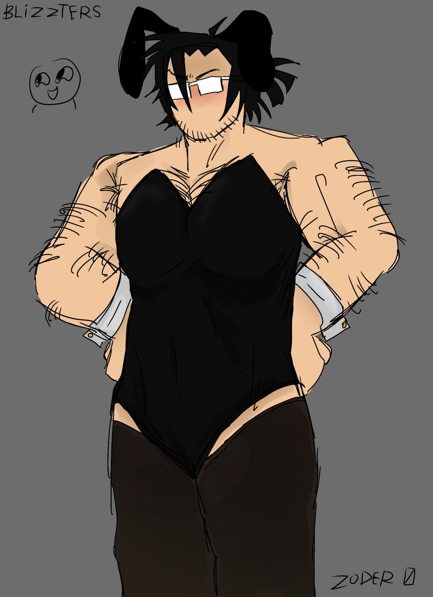 Blizzters's tweet photo. Bunnysuit Xor #devilbeater
(Please do not Beat me up dear devil beaterians, i had to do this.) https://t.co/2A42vpILus