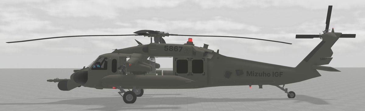 Haarinala's tweet image. Moving away a bit from the cold war and back to the uh.. bunny stuff... have a MH-60