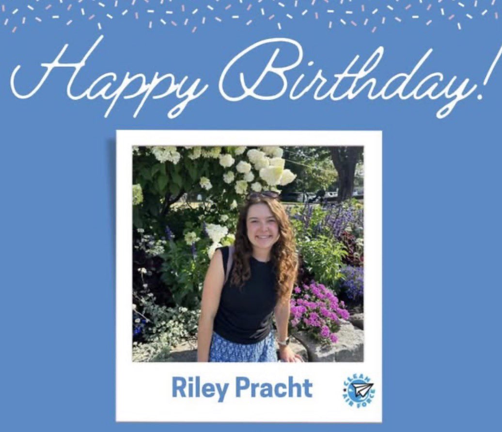 CleanAirForceTX's tweet image. Happy Birthday to our amazing Co-Pilot, Riley! 🎂✈️

Clean Air Force is so grateful for your dedication and all you do to support our mission.

#cleanairforce #birthday