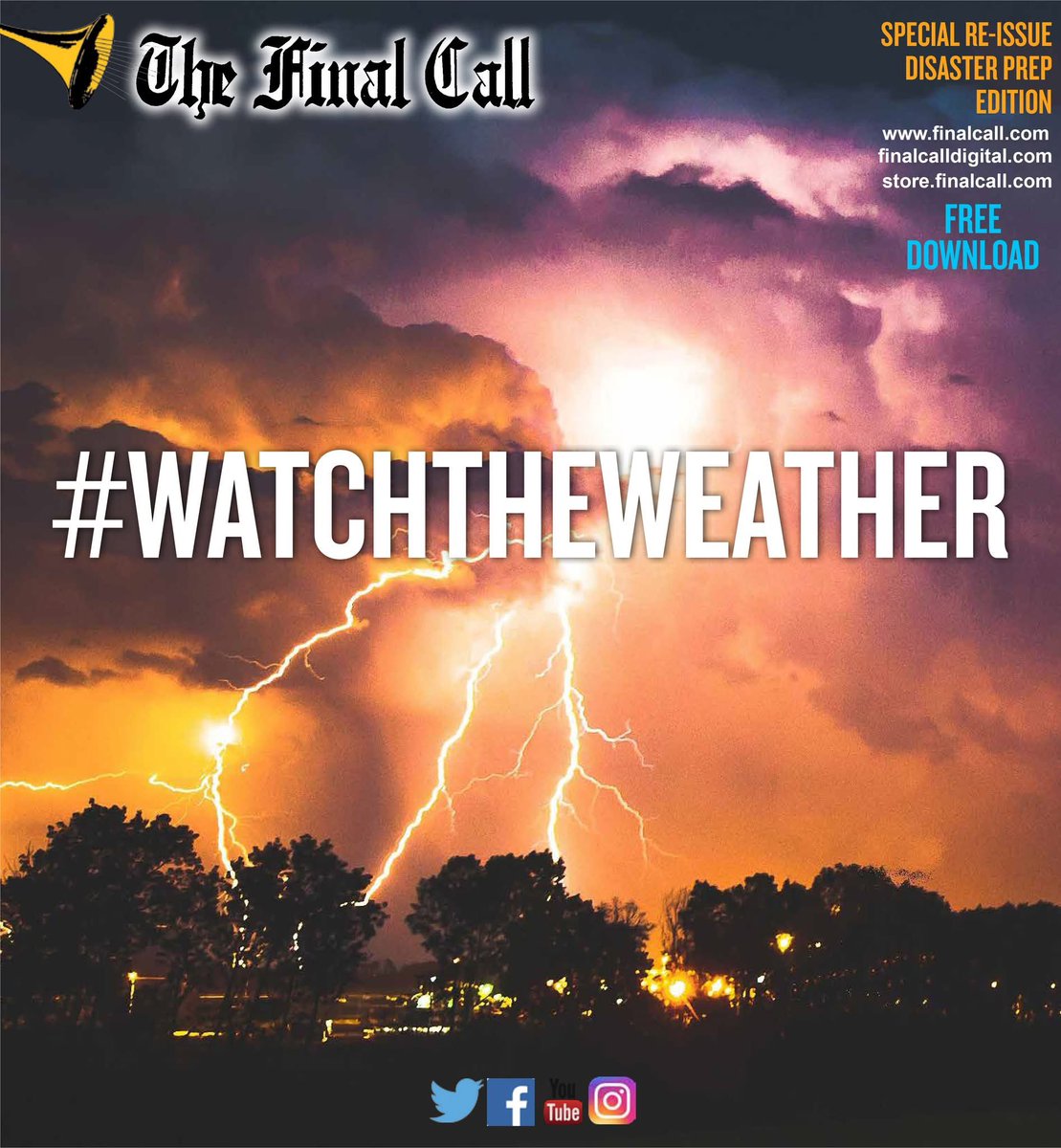 Disaster preparedness tips for you and your family finalcall.com/artman/publish… #WatchTheWeather