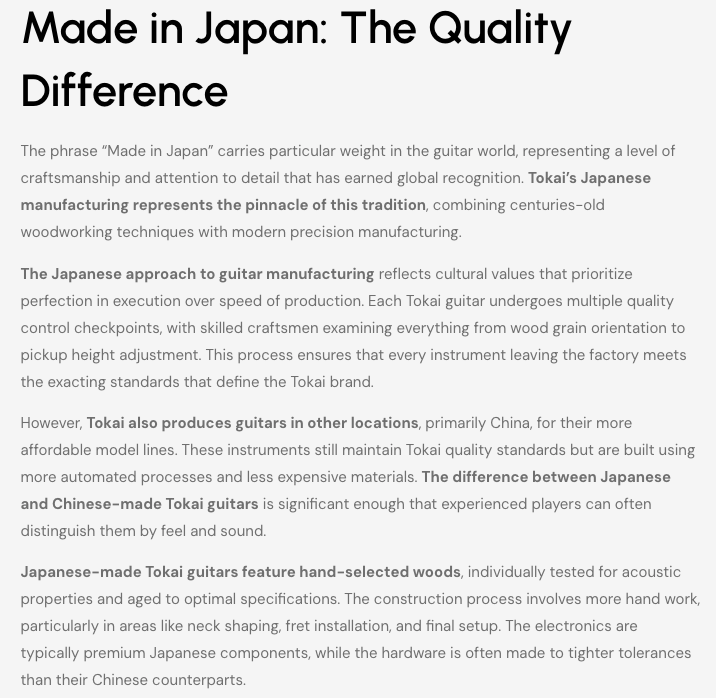 Japanese brand ーTokai Guitarsー the one-time 'lawsuit era' brand has become a favorite on the used market – now its new builds are coming back to 🇺🇸

🧰🇯🇵→ tinyurl.com/yvwww8e8

via <a href="/GuitarWorld/">Guitar World</a> #ギター #guitar