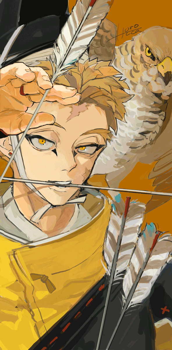 horocca08's tweet image. 和風パロ🦅