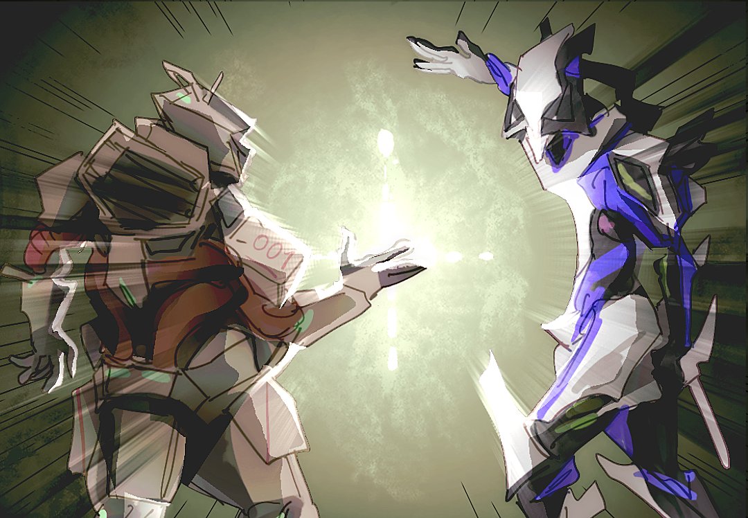 Matching skins for the bros #warframefanart