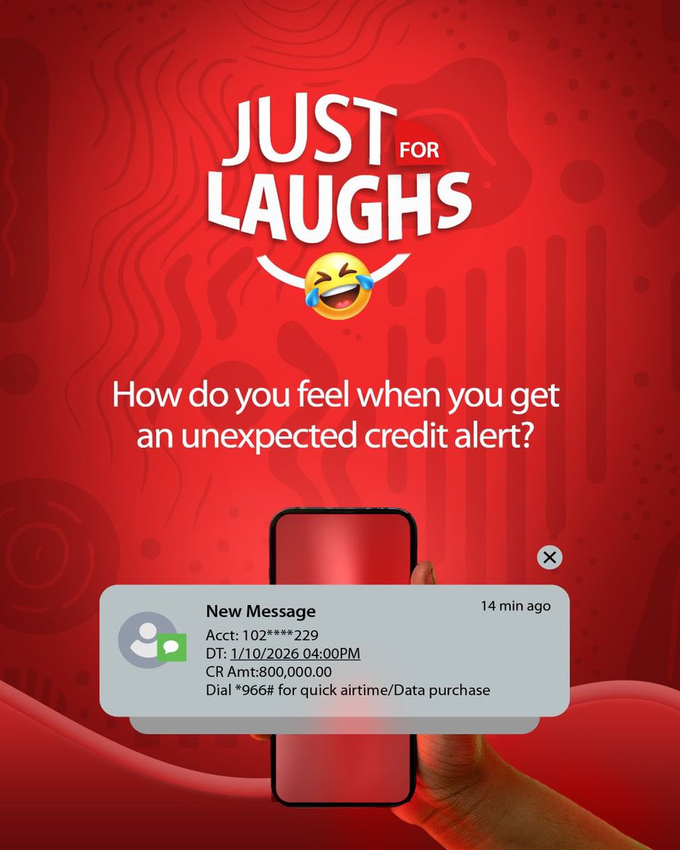 ZenithBank's tweet image. Let us know your answer in the comments
#ZenithBank #CreditAlert #Money