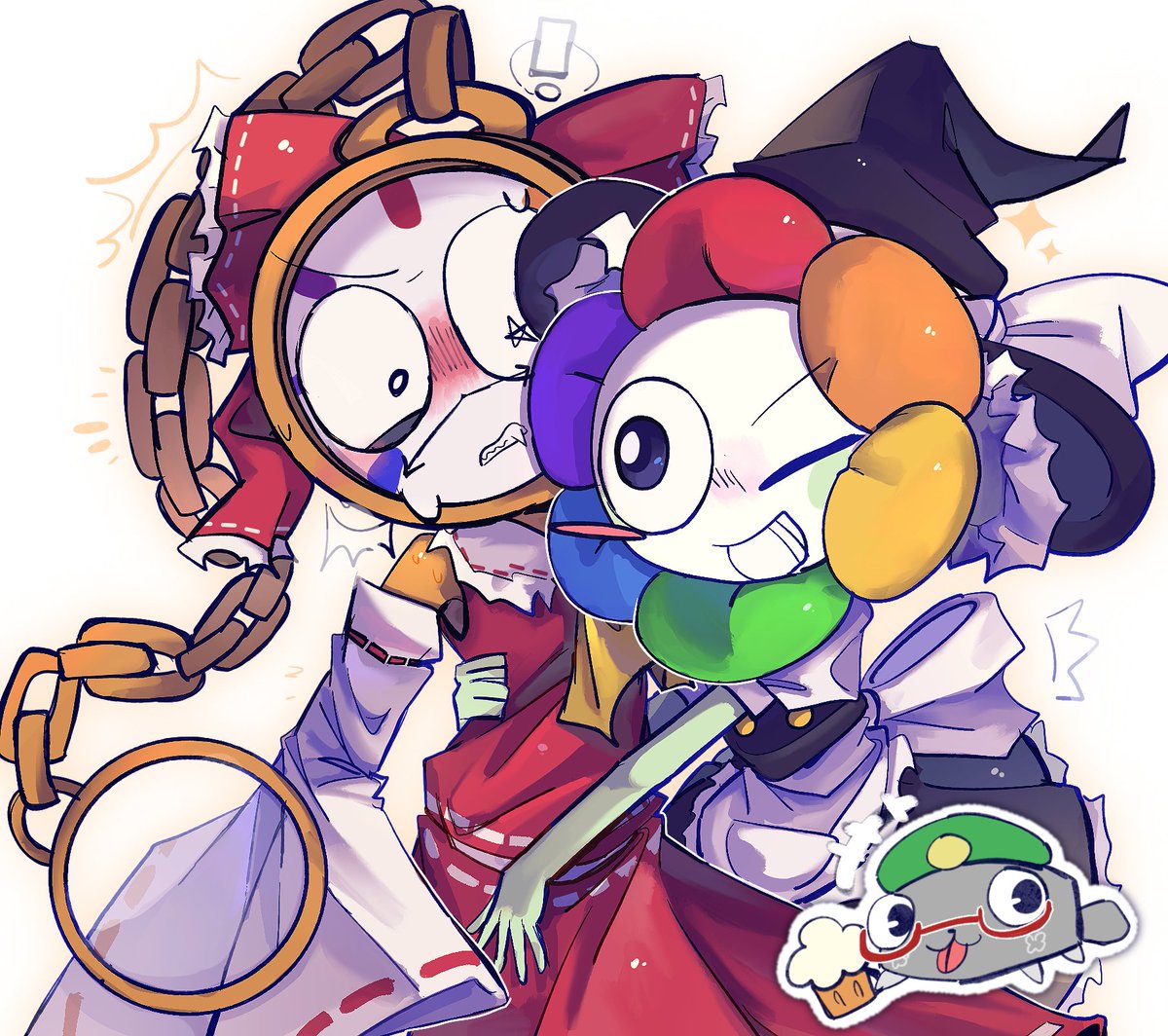 tyoutsuki636's tweet image. #dandysworldfanart #flowerclock 
crssovr