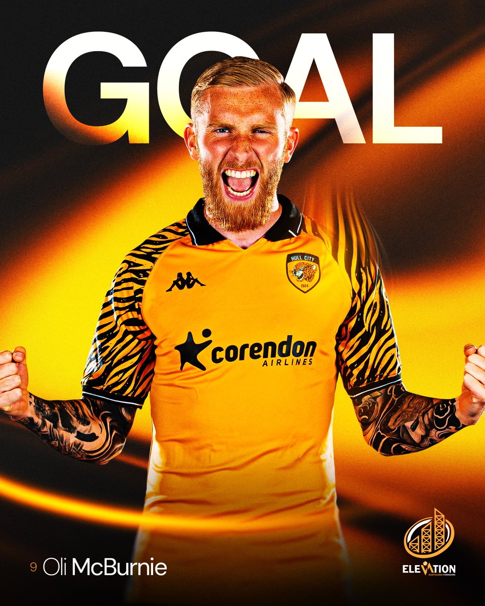 HullCity's tweet photo. McBurnie fires the penalty into the bottom corner! 🔥

🐯 1-0 🦢 [24'] #hcafc https://t.co/TcPQWaF0bj
