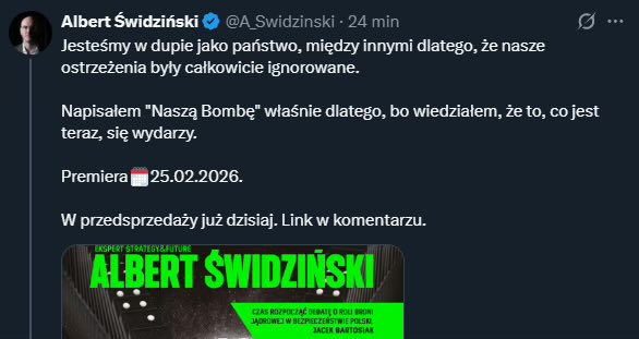 Maciej Kożuszek tweet media
