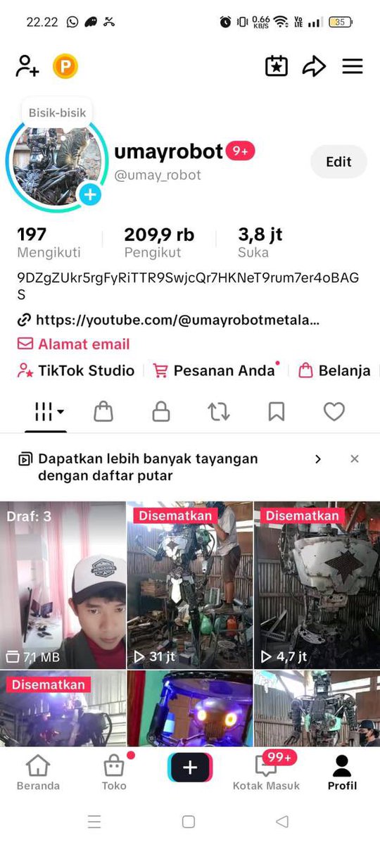 Onboarderdev's tweet image. Finally in  tiktok meta, we decided to onboard this super viral talented robotics engineer and he has decided to be on @BagsApp permanently.

send $UMAYBOTS.

ca 9DZgZUkr5rgFyRiTTR9SwjcQr7HKNeT9rum7er4oBAGS

tiktok : tiktok.com/@umay_robot?_r…