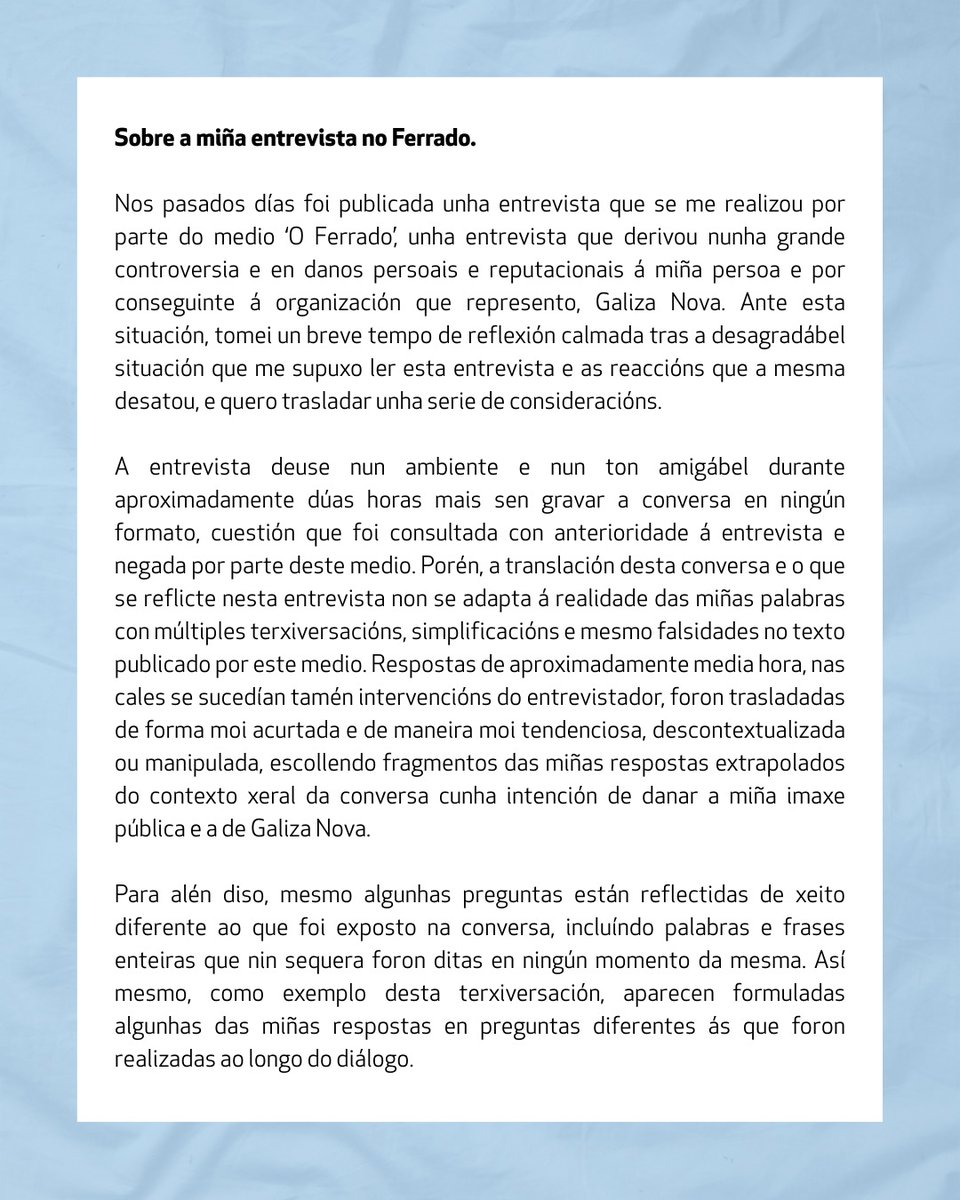ArtaiGavilanes's tweet photo. Sobre a miña entrevista no Ferrado. https://t.co/4rxLtiTGnZ