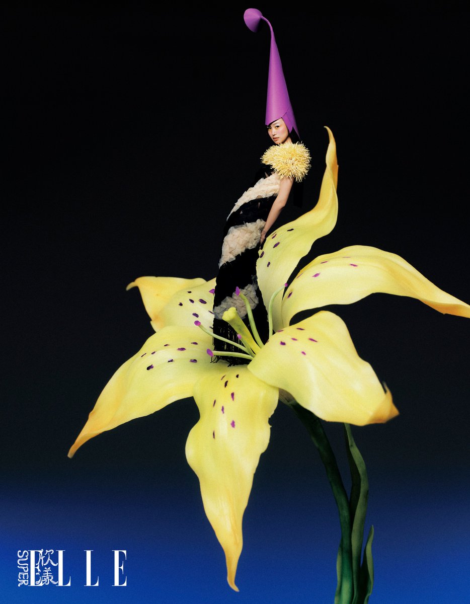 modelsdiaryy's tweet image. super elle china january 2026 issue, photographed by weihuan