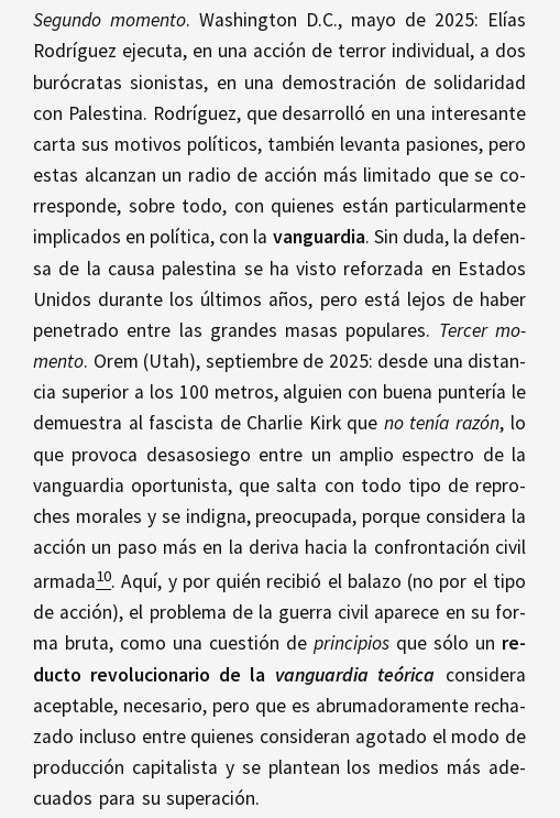 Emancipaci0n's tweet photo. De Luigi Mangione al asesinato de Charlie Kirk: lecciones sobre cómo el proletariado puede conducirse hacia la guerra civil revolucionaria https://t.co/j5ZKU98Fur