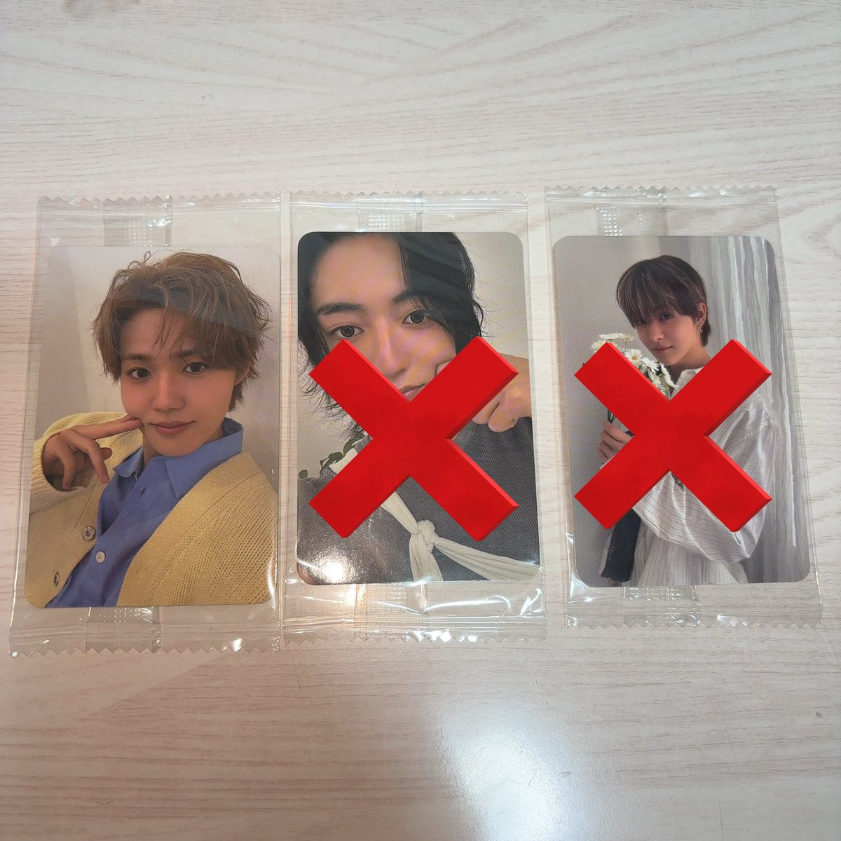 treasure リボントレカ アサヒ ジョンウ ドヨン 3枚セット treasure リボントレカ アサヒ ジョンウ ドヨン 3枚セット treasure