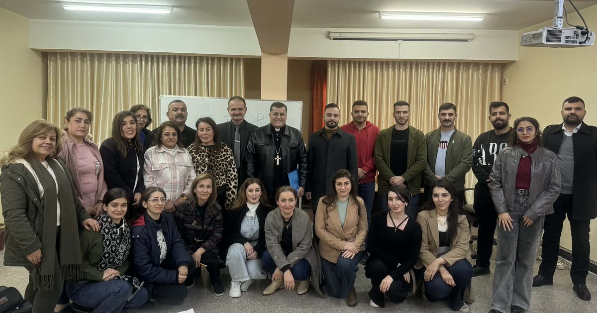 baselyaldo's tweet photo. Catechesis Institute - Baghdad 24 Jan. 2026
مع طلاب الصف الثاني والثالث لكورس المريميات
معهد التثقيف المسيحي ببغداد - كنيسة القلب الاقدس https://t.co/6PhAA4imNe