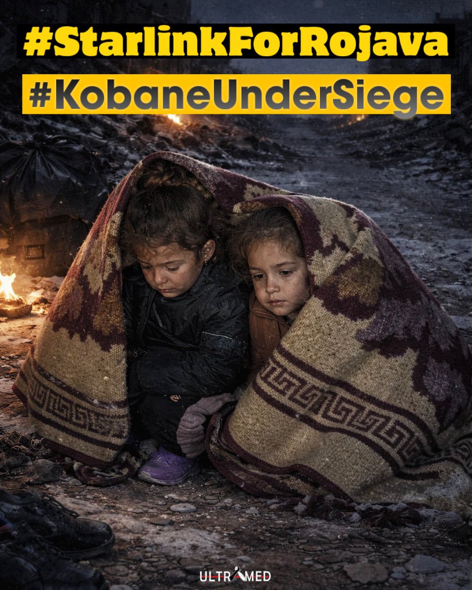 #StarlinkForRojava

#KobaneUnderSiege 

#Rojava’ya İnsani Koridoru açın!