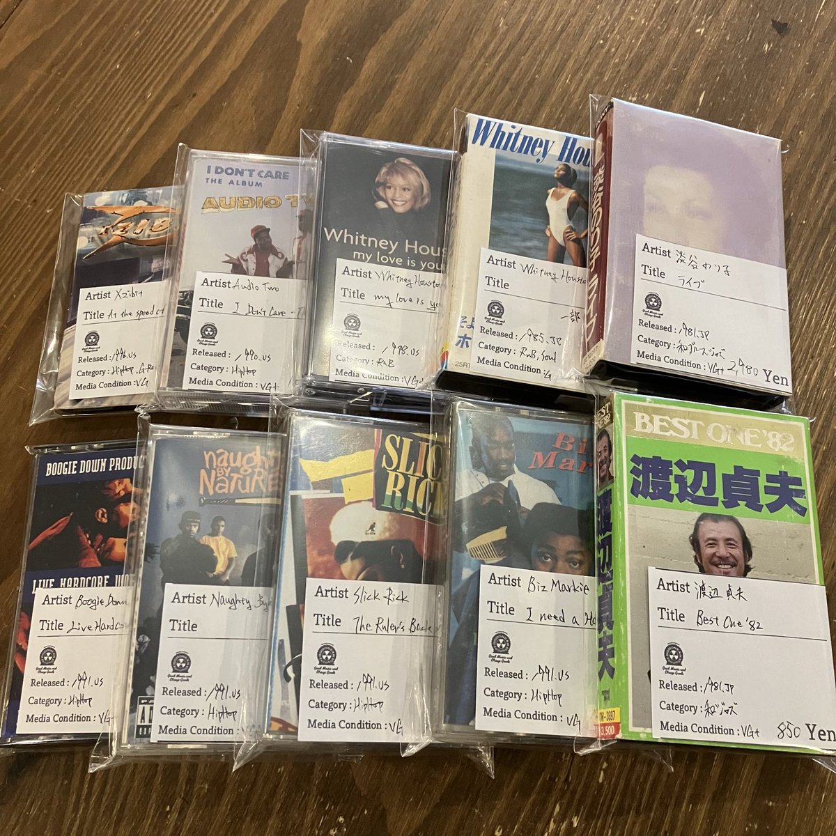 GOOD_NEAR_REC's tweet photo. ▶︎NEW ARRIVALS◀︎

〜Used CD's &amp; CassetteTape's〜
もちろんレコードも地道に追加してます

▫️営業時間　▶︎13:00〜21:00 (1:00PM〜9:00PM)
▫️定休　▶︎ 毎週火曜日 EveryTuesday

ご不要になりましたレコード、CD、テープ、音響機材等の買取もしています、どうぞお気軽にお問い合わせ下さい https://t.co/qOqiAZRIJR