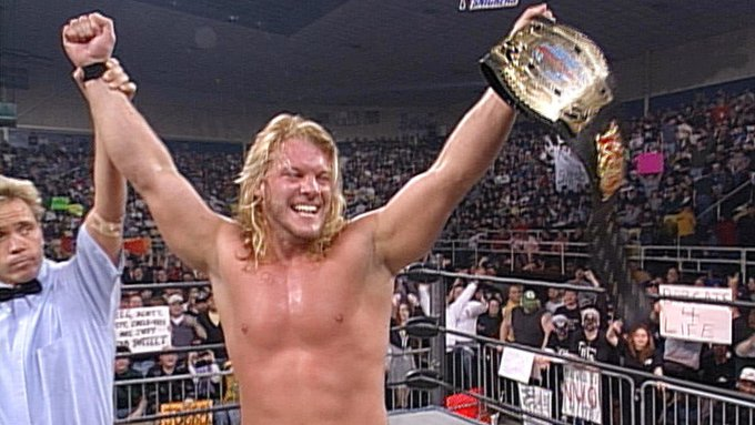 wrestle_hist's tweet photo. 1/24/1998
Chris Jericho defeated Rey Mysterio by submission to win back the WCW Cruiserweight Championship at Souled Out from the Hara Arena in Dayton, Ohio.
#WCW #SouledOut #ChrisJericho #Lionheart #Y2J #ReyMysterio #Booyaka619 #Underdog #WCWCruiserweightChampionship https://t.co/BAX08GiXFM