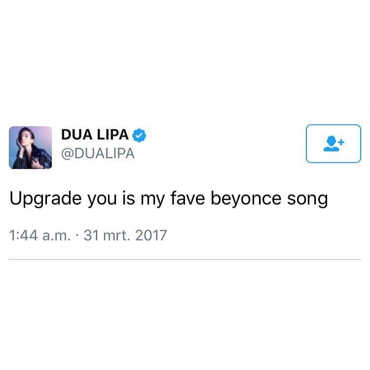 Dua Lipa favourite song
