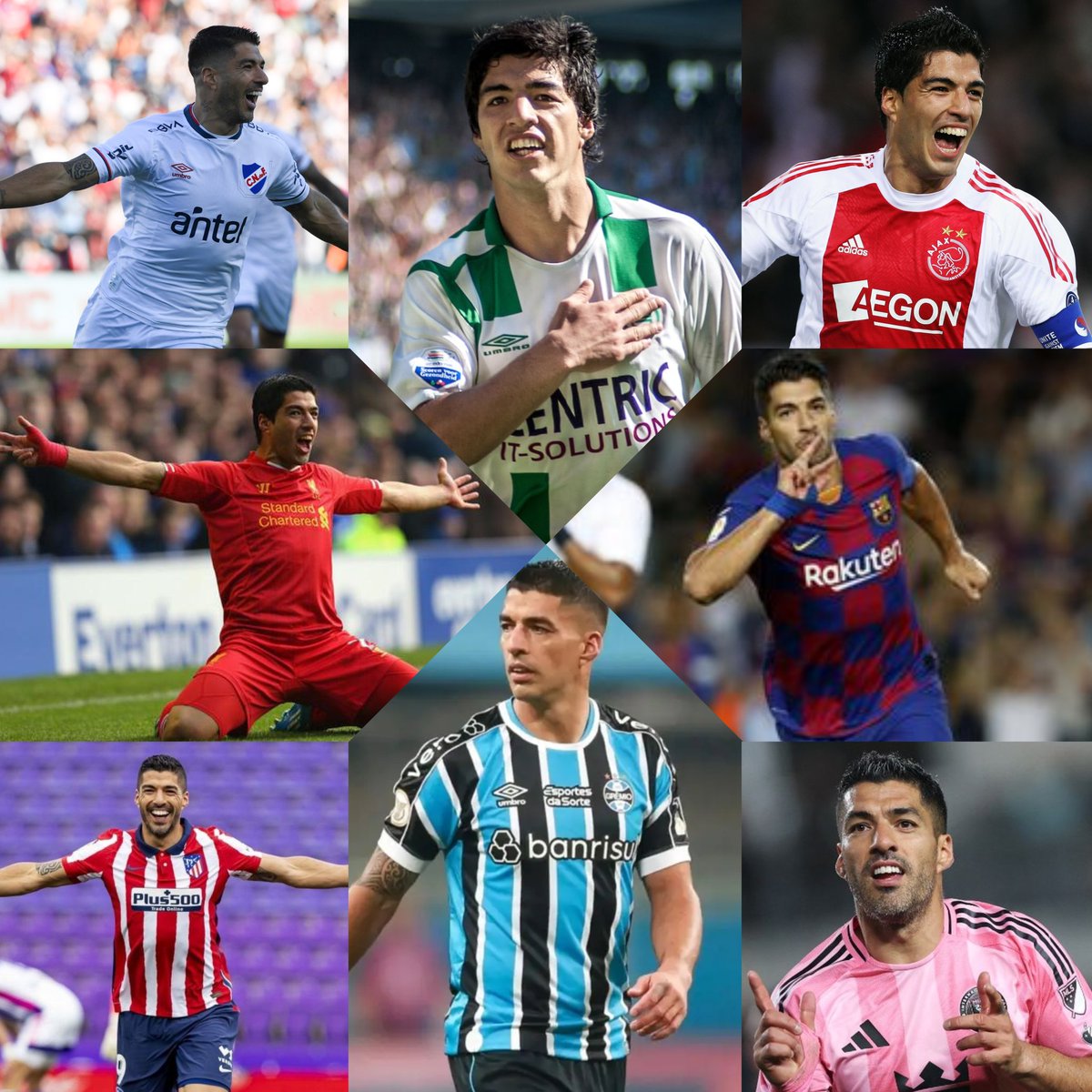 Tenés que ser muy pijudo y un fuera de serie para nacer en un país de 3 millones, tener esta carrera y ser amado en todos los clubes que jugaste. 

Una leyenda absoluta <a href="/LuisSuarez9/">Luis Suárez</a> 👑⚽9️⃣