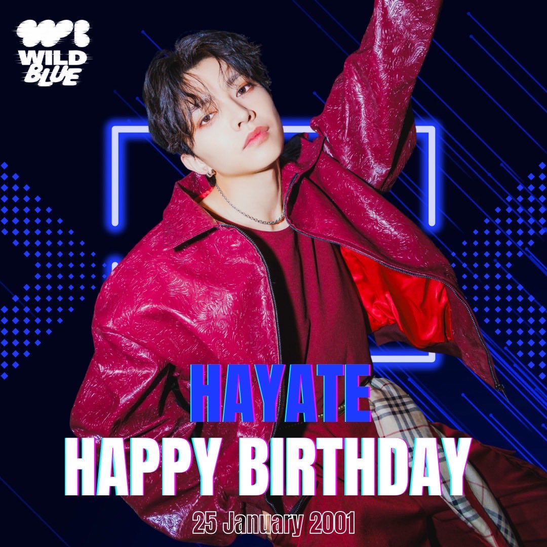 WILD BLUE ] 20260125 Happy HAYATE's Day🐱🍾🎊 颯 お誕生日