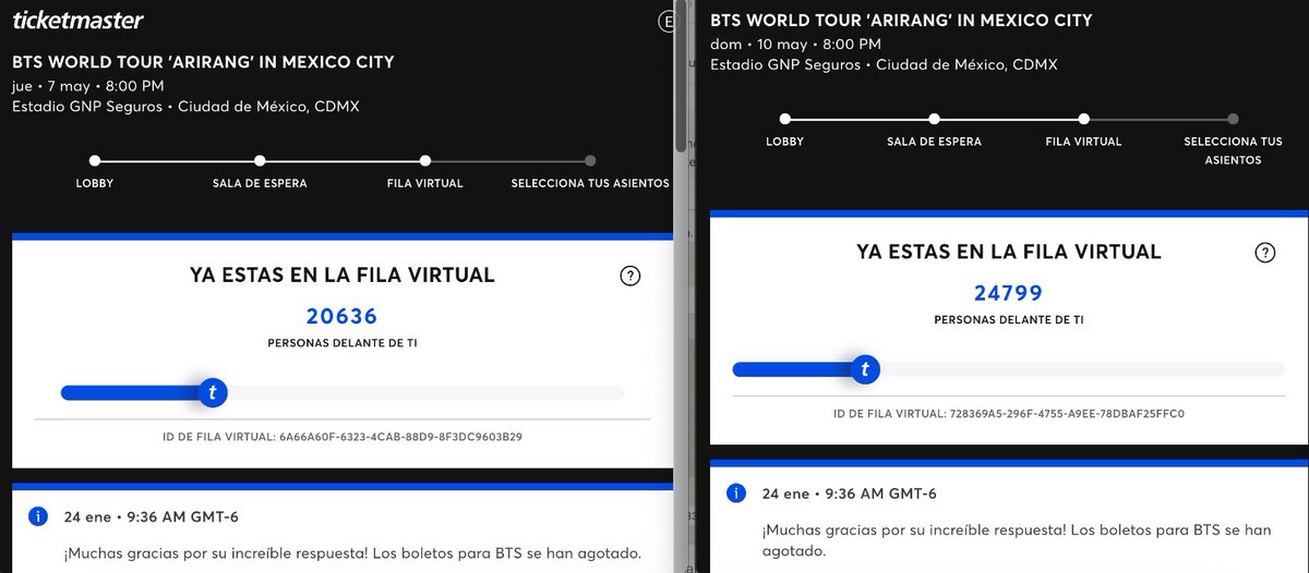 ¿Dónde están los que si consiguieron? Agotados!!! #BTS_WORLDTOUR_MEXICOCITY
