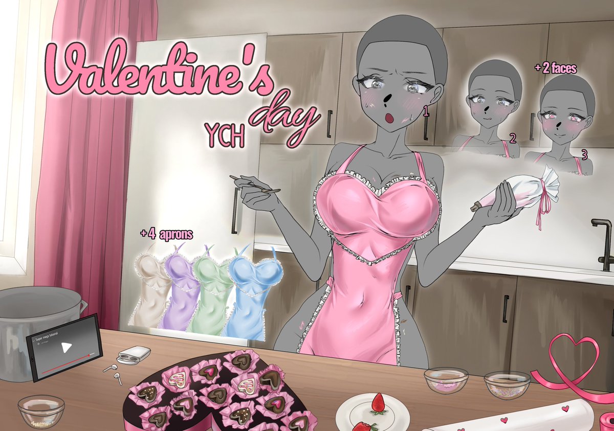 🌷🎀 Valentine's YCH raffle 🎀💕

Rules: 
🎀 follow
🎀 like
🎀 rt
🎀 comment with your character 

Ends: 1st February 
1 winner

Goodluck 💕🌷 #YCH #ValentinesDay