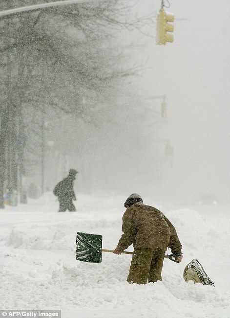 Everything is great in America, even our snowstorms.
