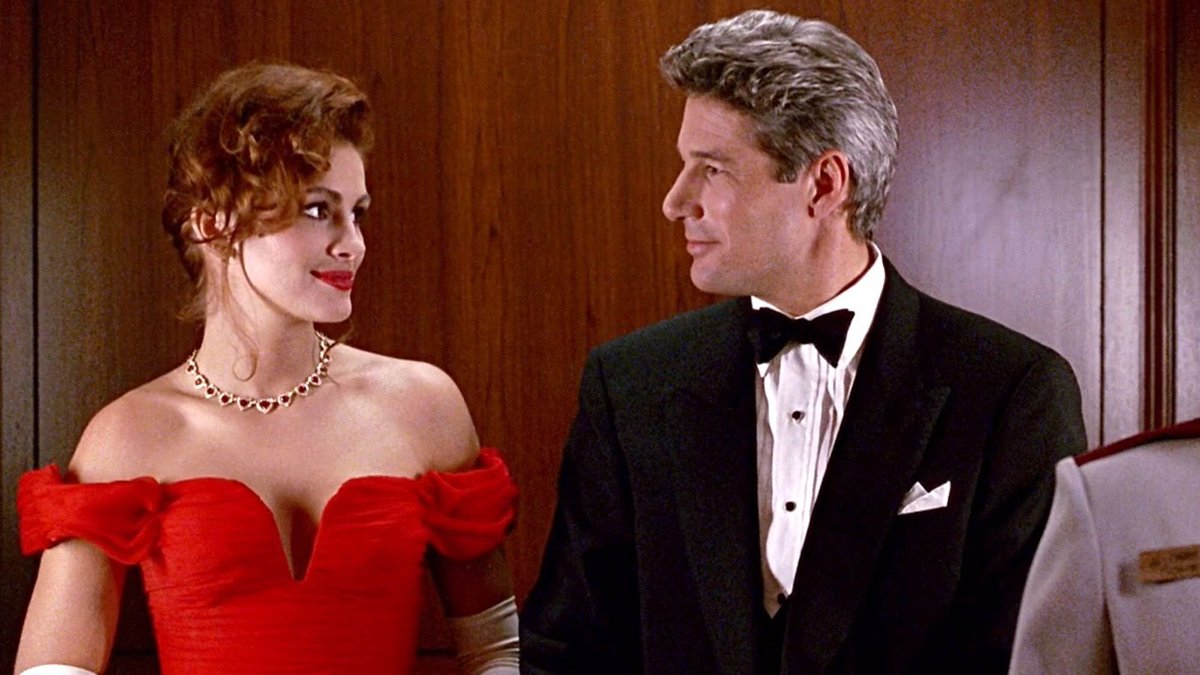 cinevow's tweet image. Julia Roberts and Richard Gere in Pretty Woman, 1990
